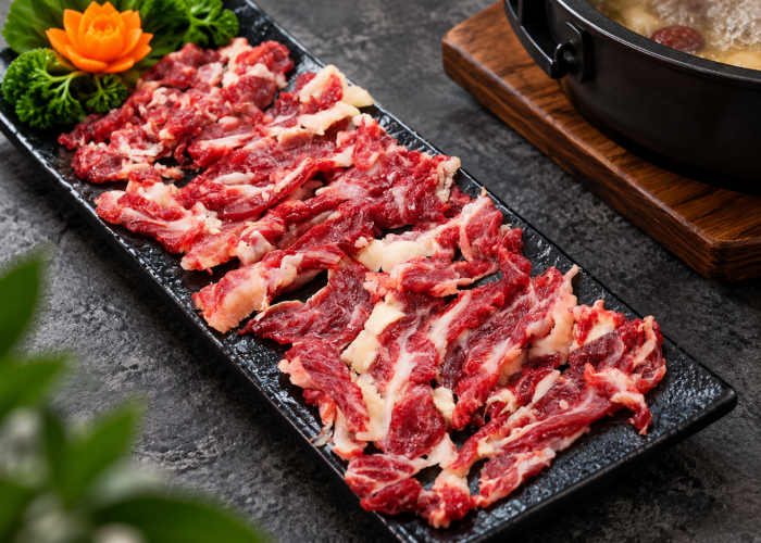 เนื้อวัวหั่นบาง · 吊龙伴